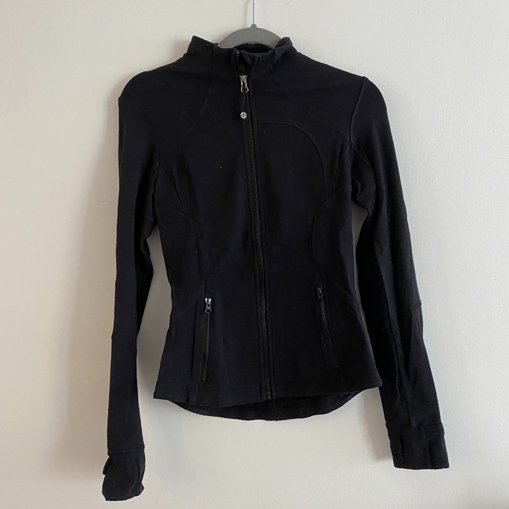 Lululemon classic zip up athletic jacket - Size 4